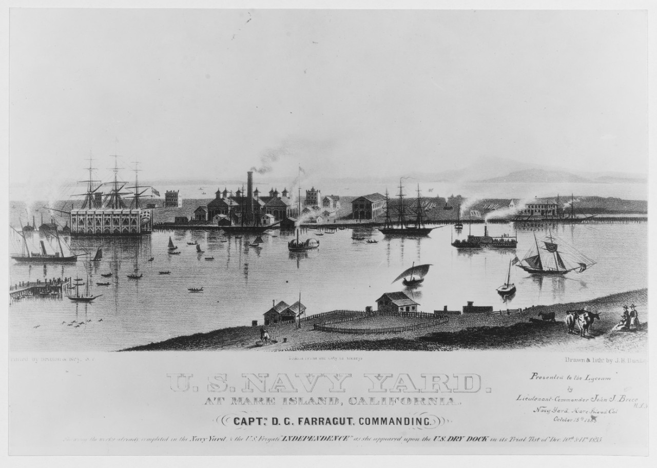 Capt D.C. Farracut Commanding