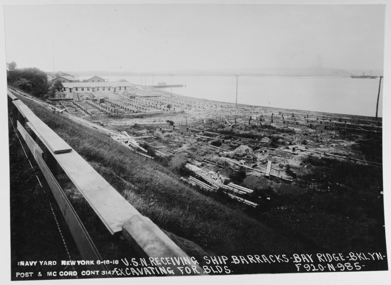 USN receiving ship barracks, Bay Ridge, Brooklyn
