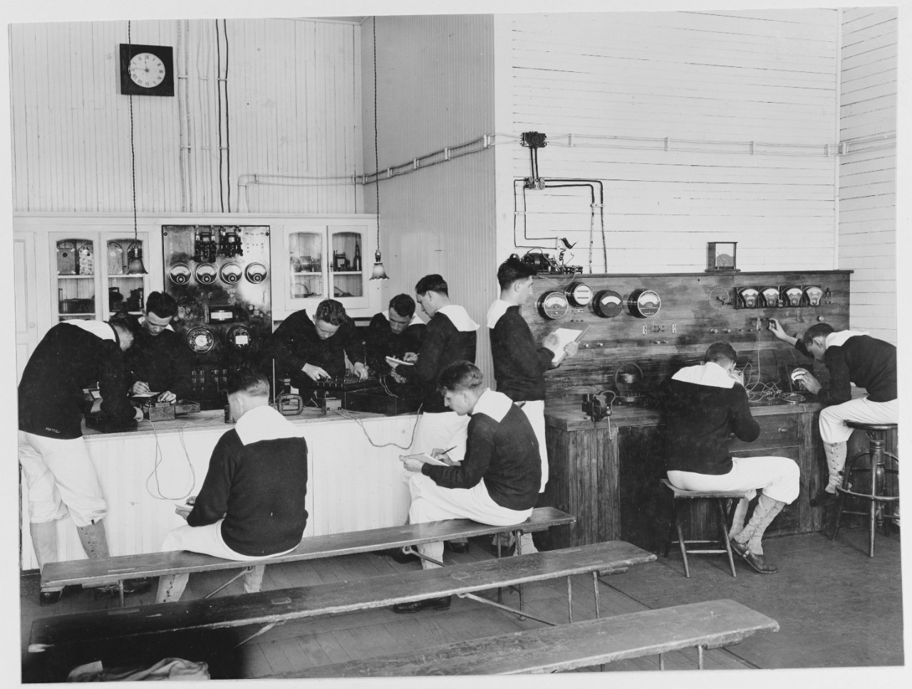 Electrical Class, Navy Yard New York.
