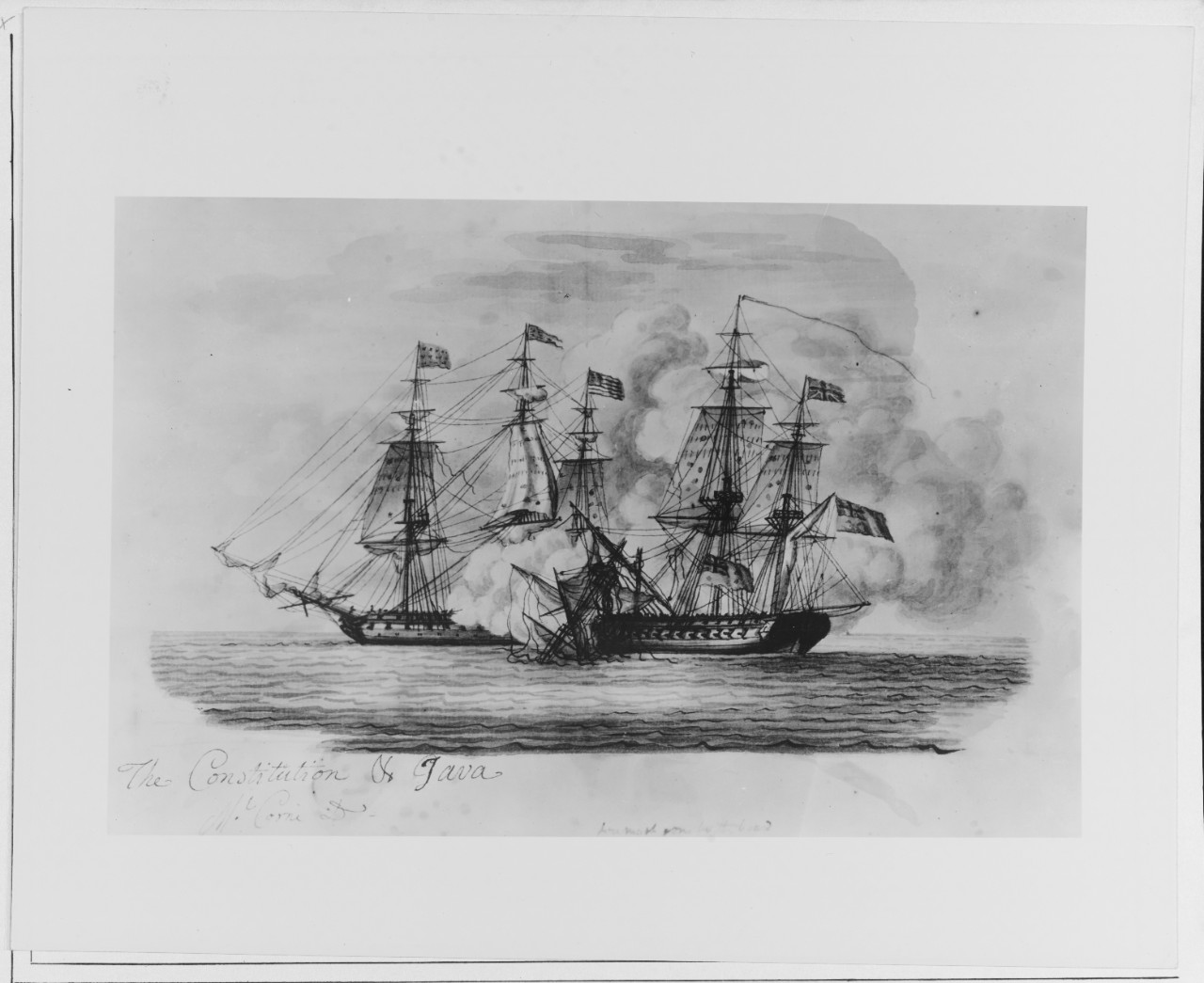 USS CONSTITUTION AND JAVA 1812