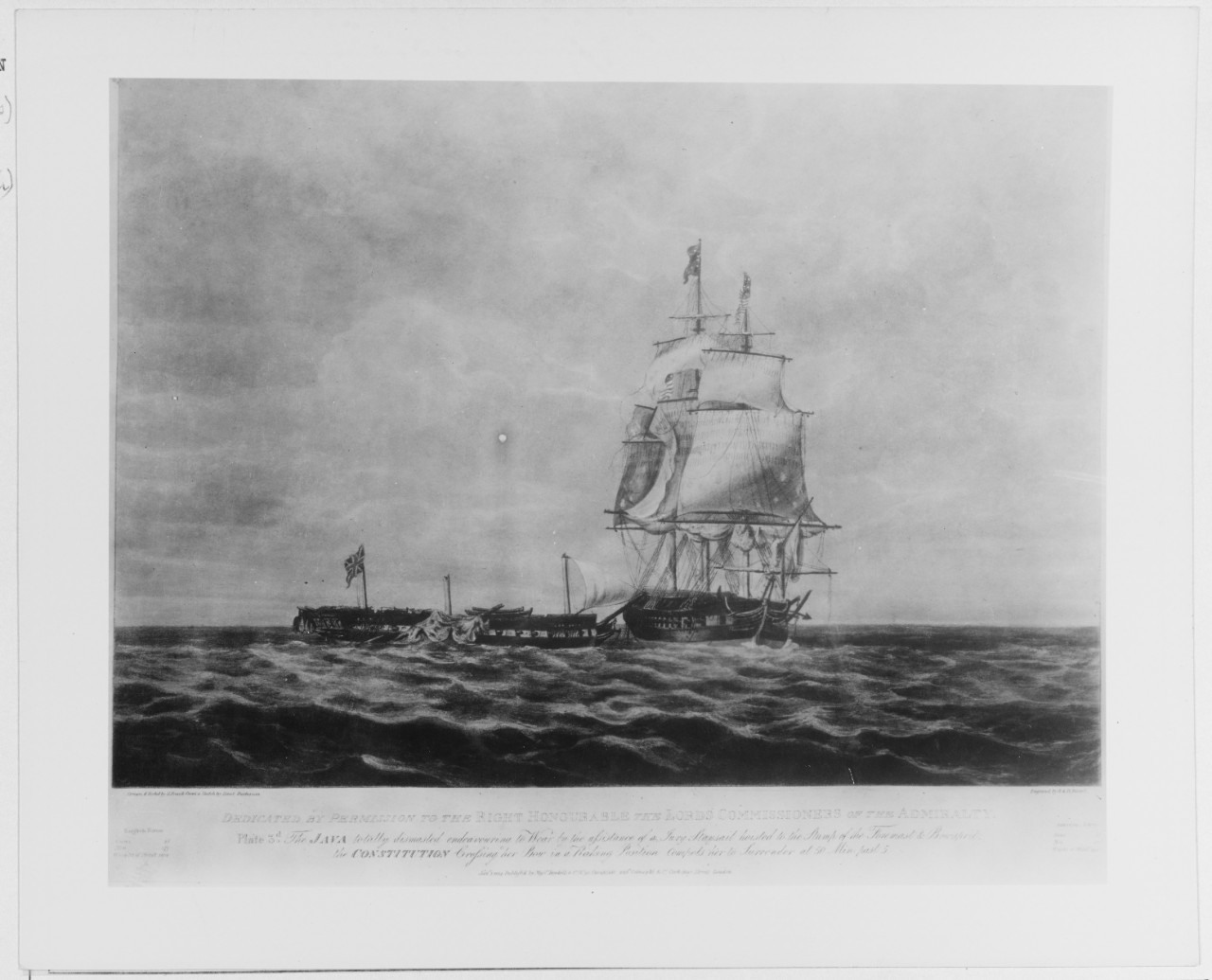 Engagement between USS CONSTITUTION and HMS JAVA 1812