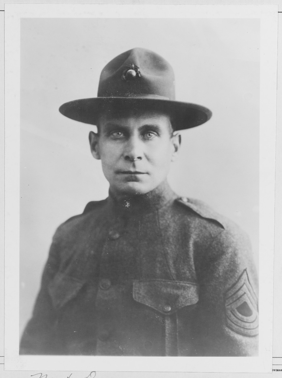 Sergeant Major John Quick, U.S.M.C.
