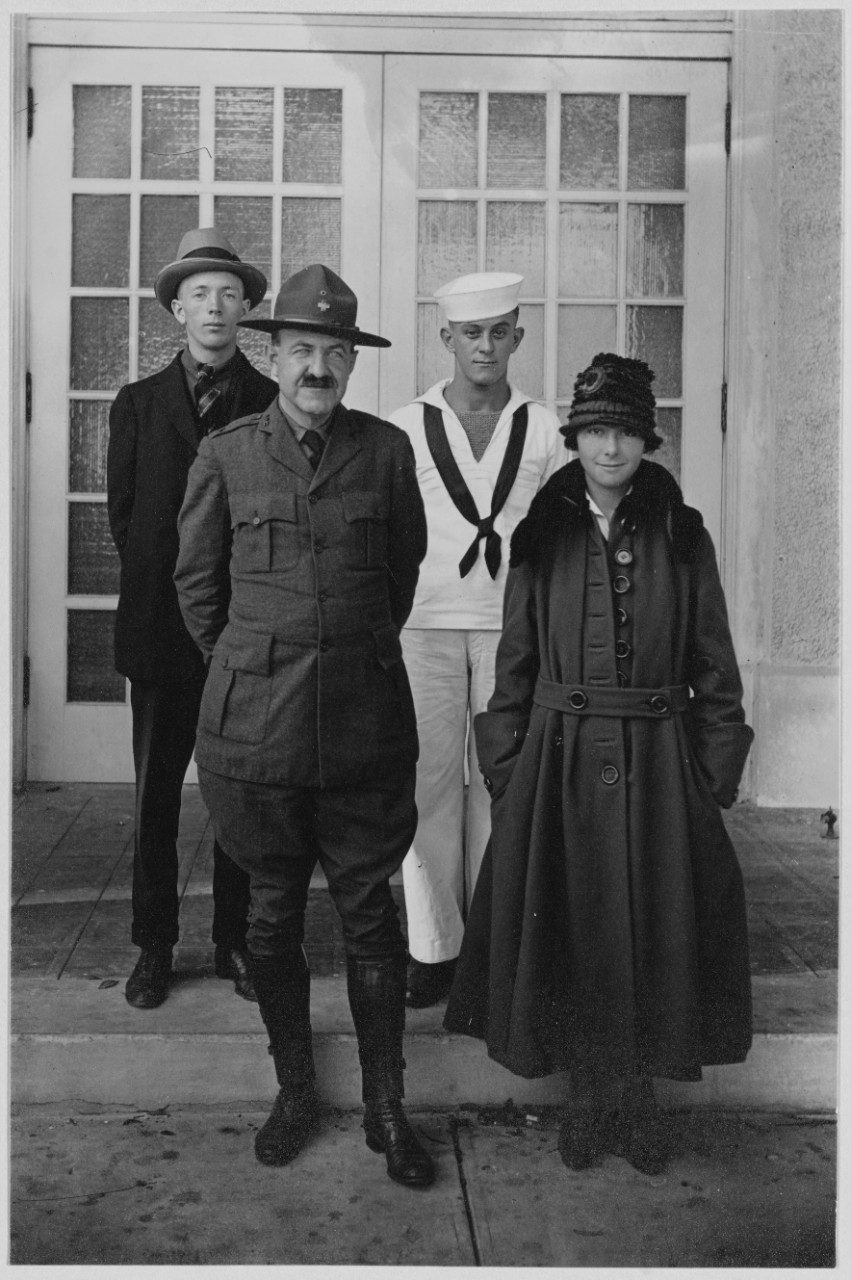C.S. Holcombe, red cross field Director and Assistants Naval Training Camp