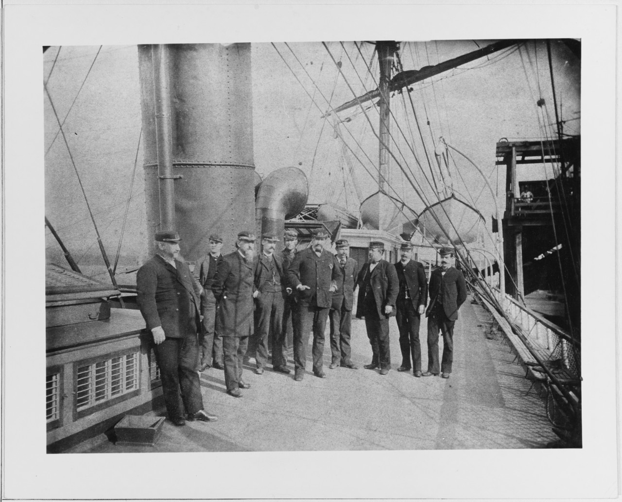 Men of the old Navy about 1887
