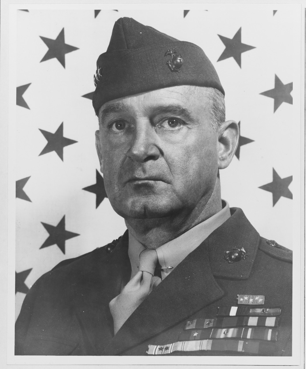 Admiral Carney Col                                  Lt. Vandegrift, USMC.