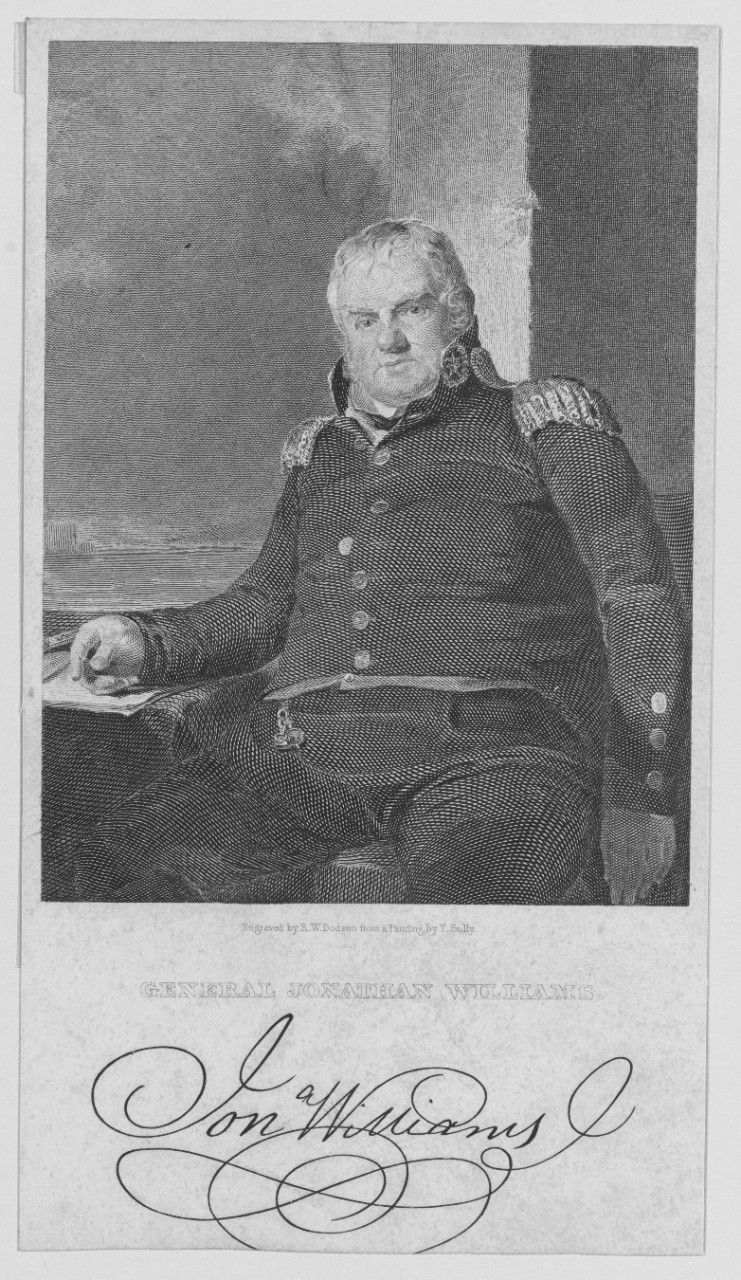 Williams, Jonathan, General USA. 1750-1815.