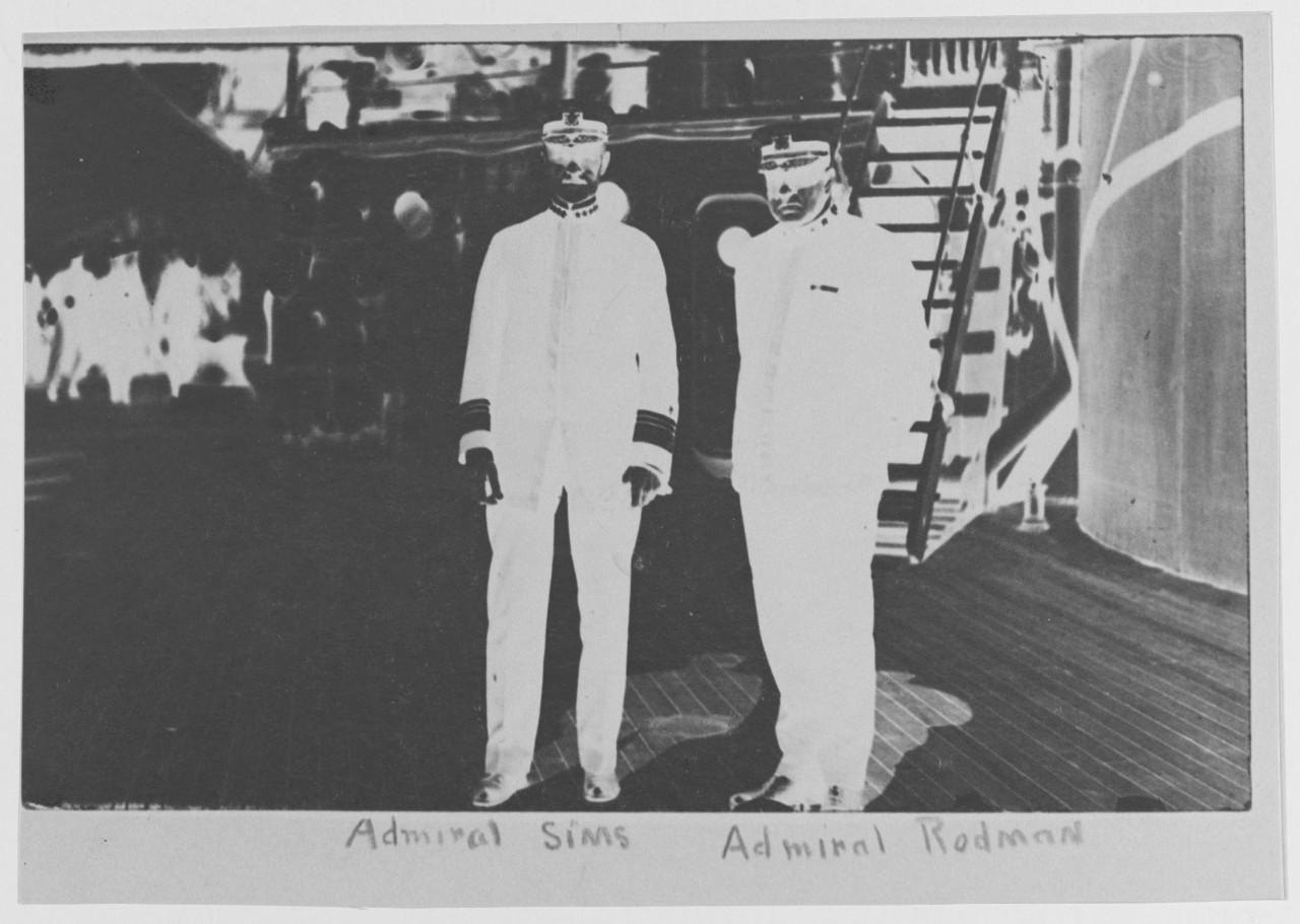 Admiral W.S. Sims and Admiral Hugh Rodman