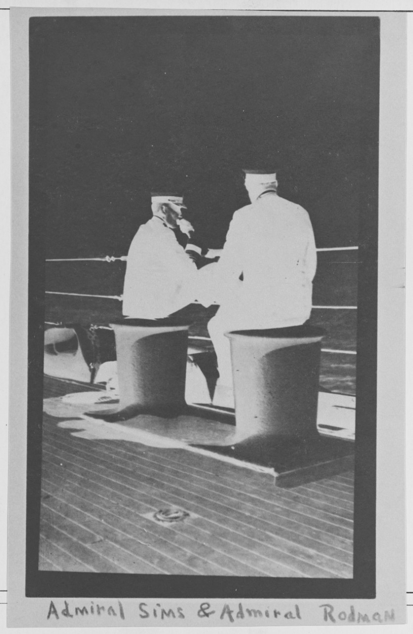 Admiral W.S. Sims and Admiral Hugh Rodman