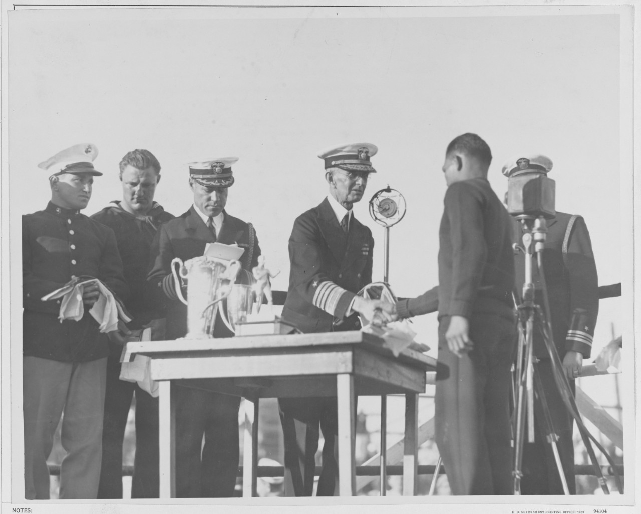 Admiral Frank H. Schofield, Comdr in-Chief- U.S. Fleet