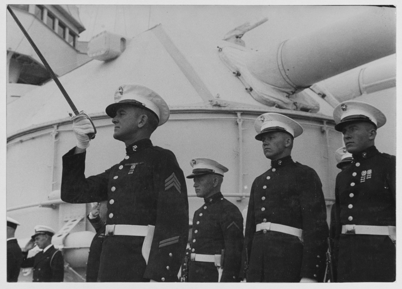 Midshipman's cruise. - 1937