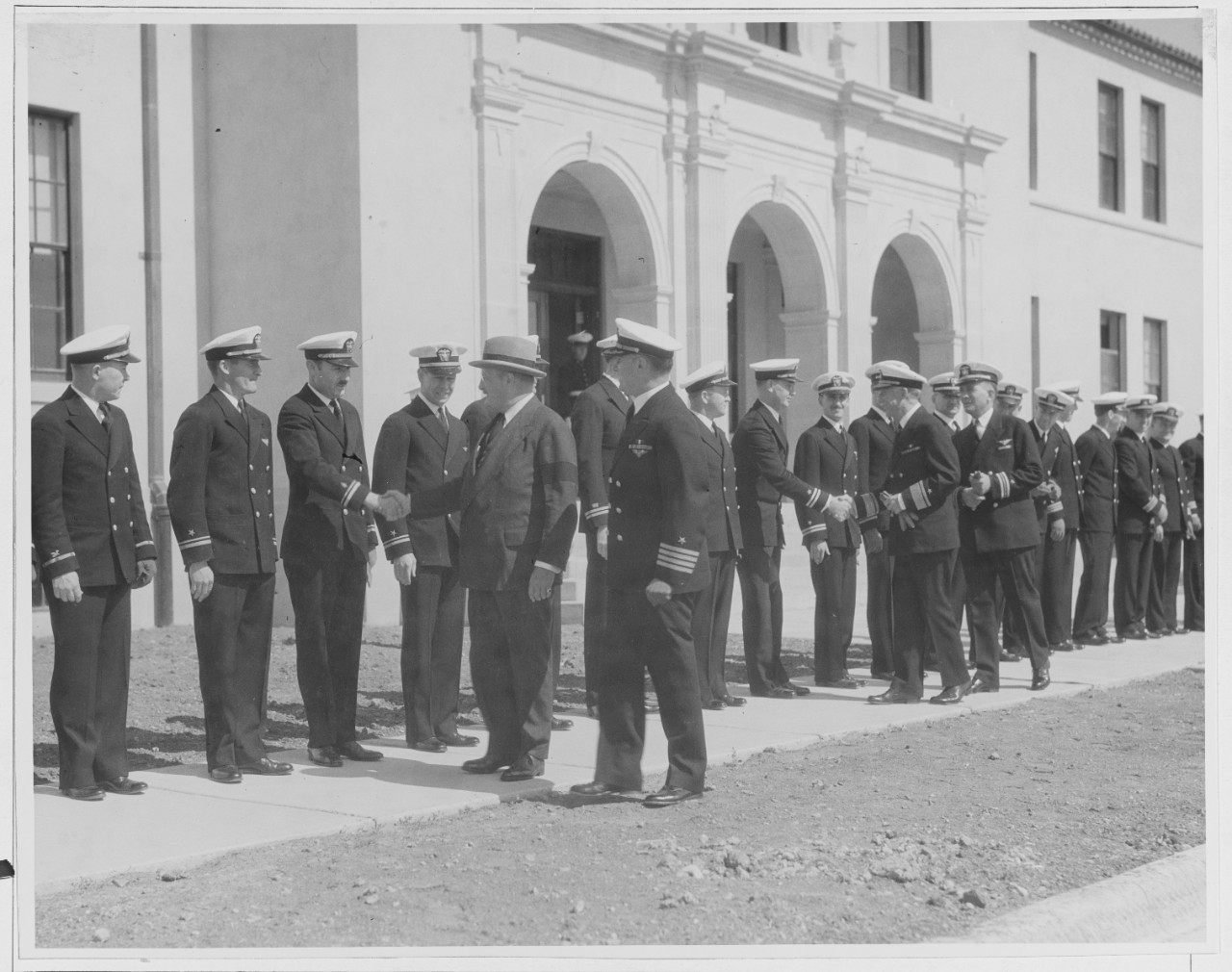 Official inspection by H. L. Roosevelt