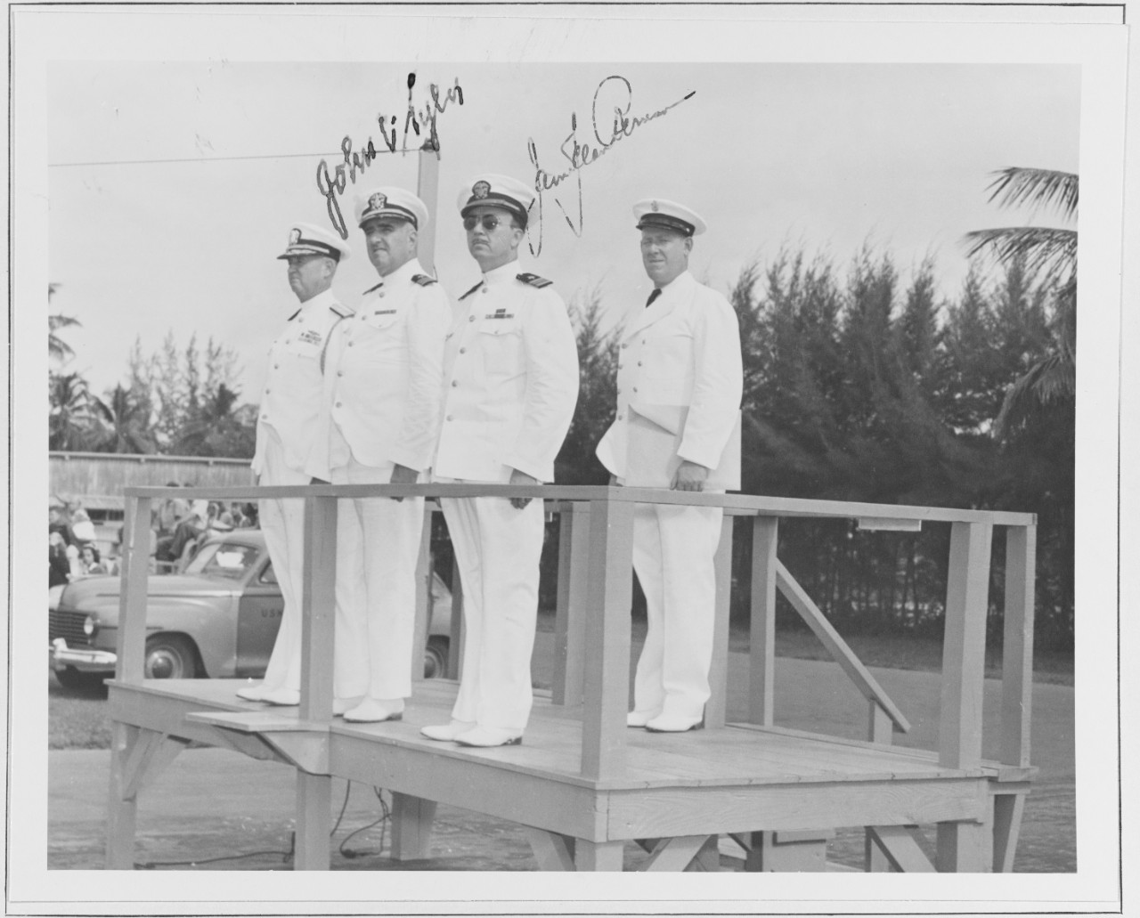 Commo H.H. J. Benson and Capt John C. Tyler