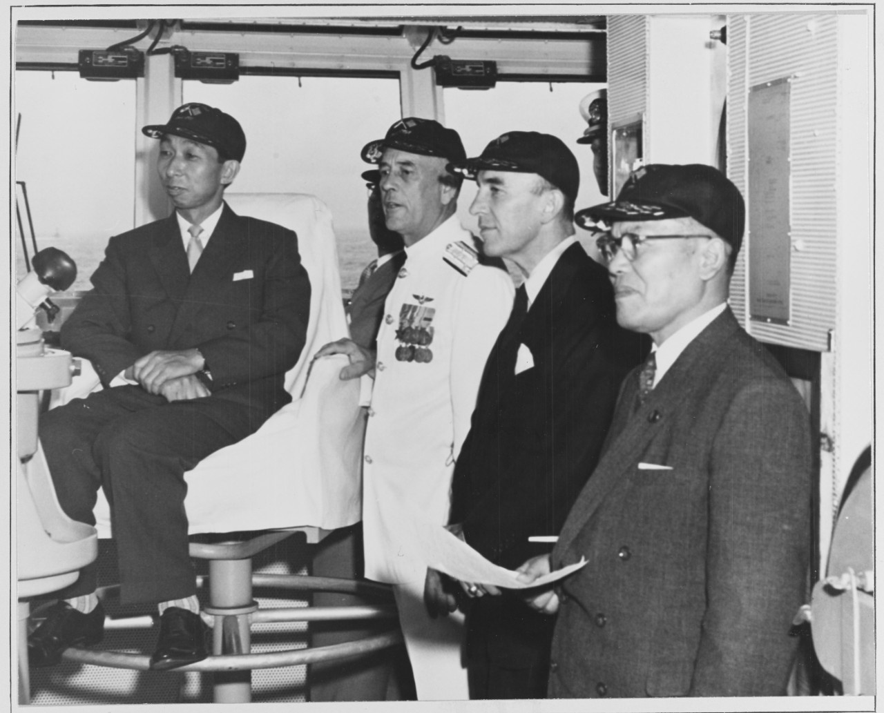 Japanese officers aboard the RANGER