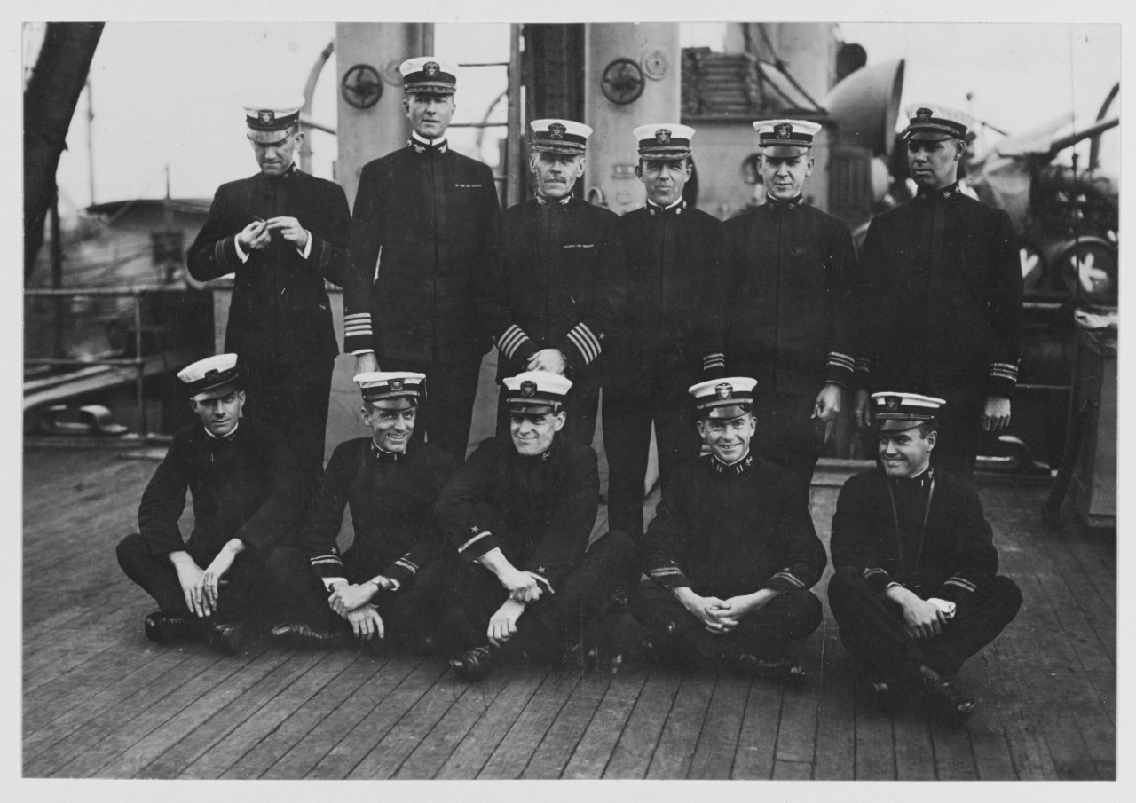 Officers attached to the USS SAN FRANCISCO