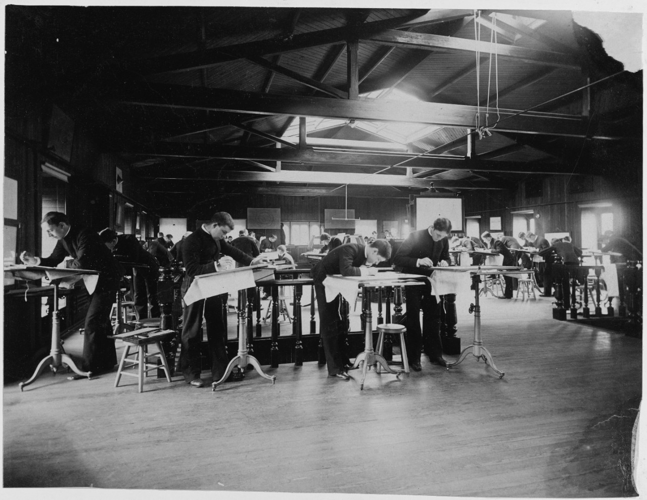 Instruction in mechanical drawing Annapolis MD. 1893