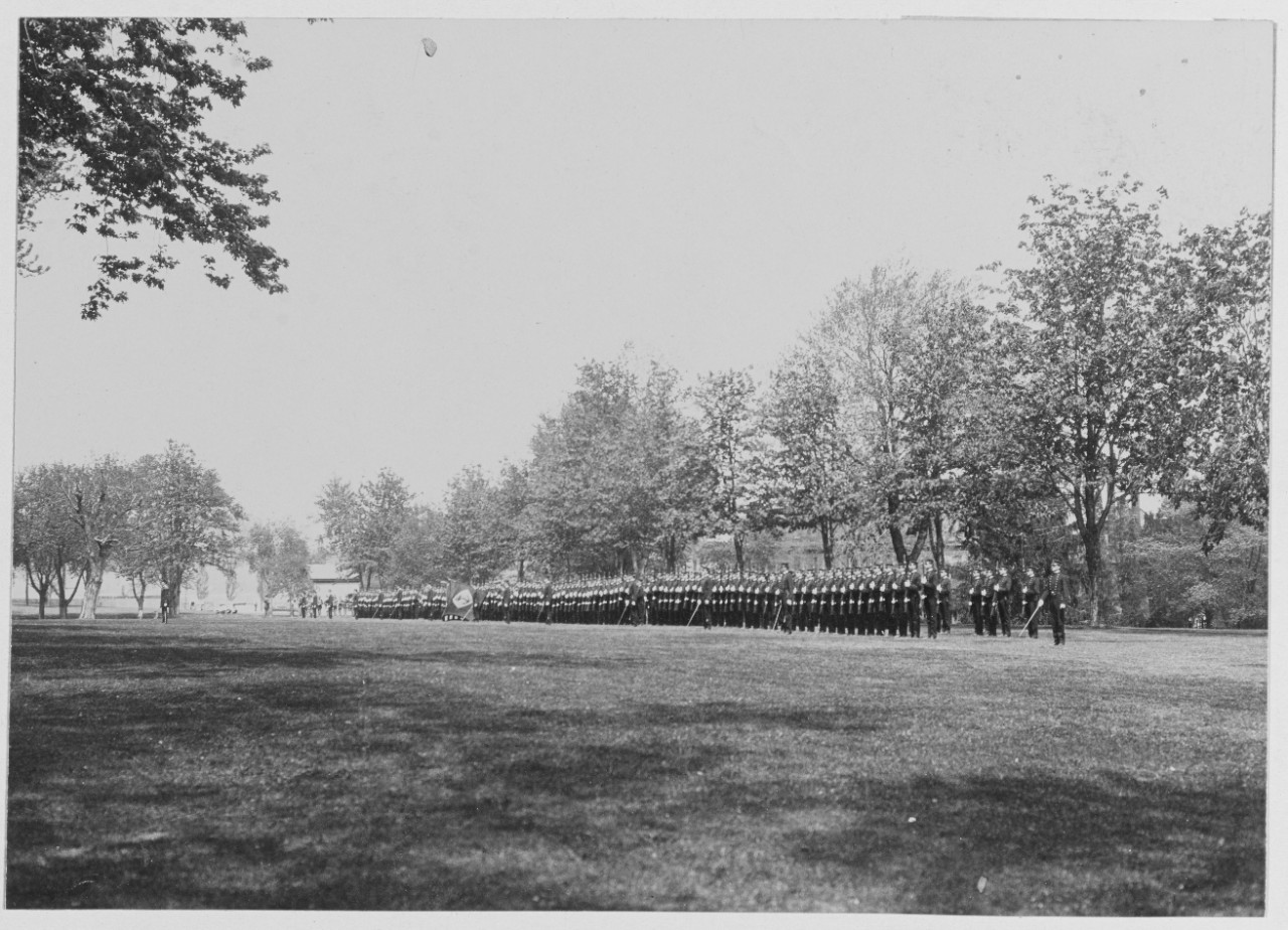 Salute, dress parade, 1905