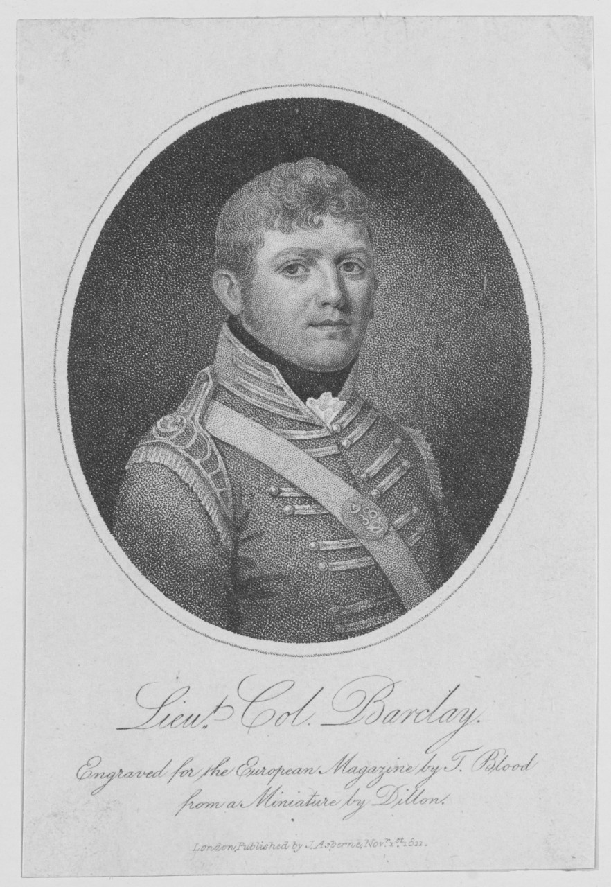 Barclay robert. Lt. Col. 1774-1811