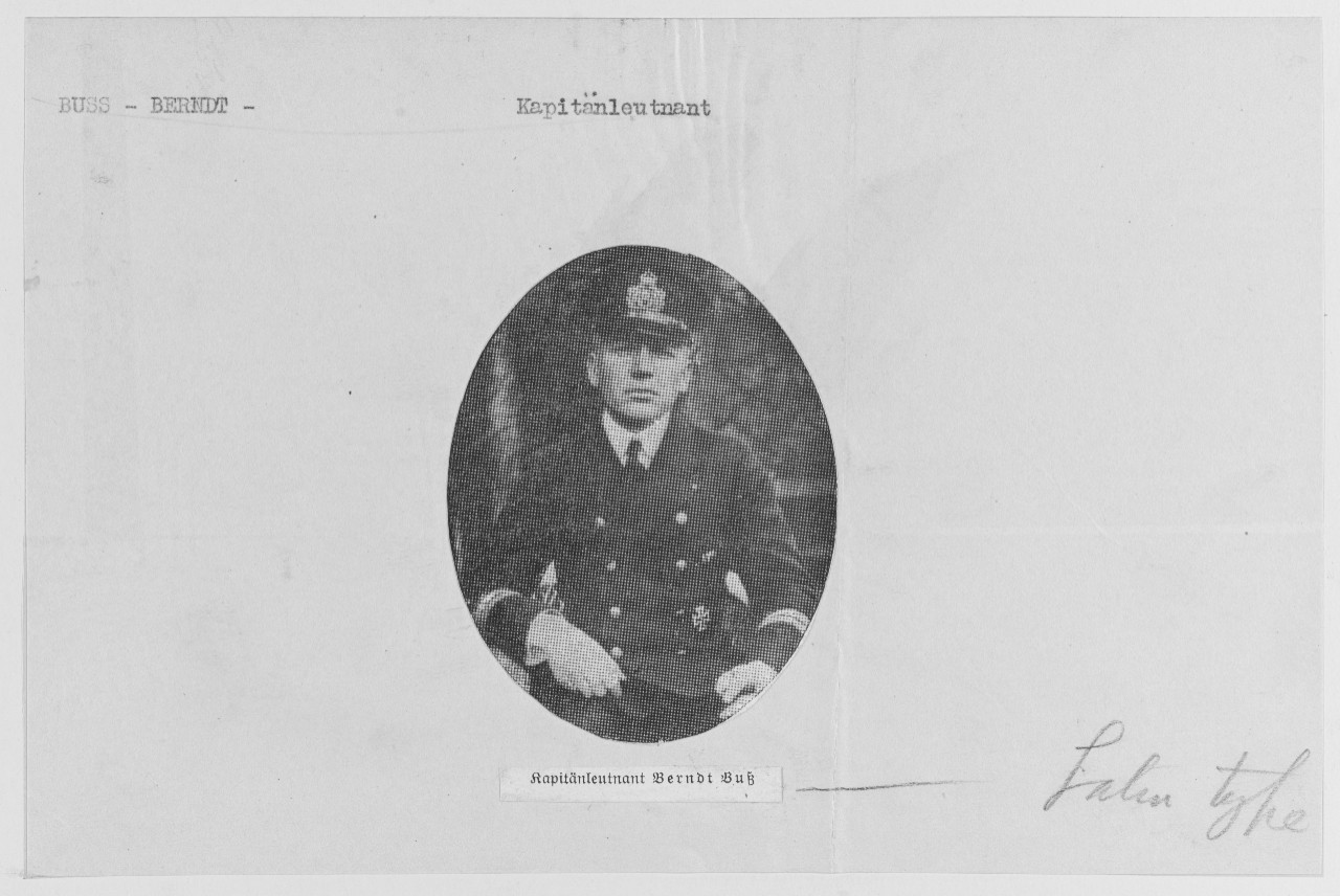 Buss Berndt German Submarine Commander