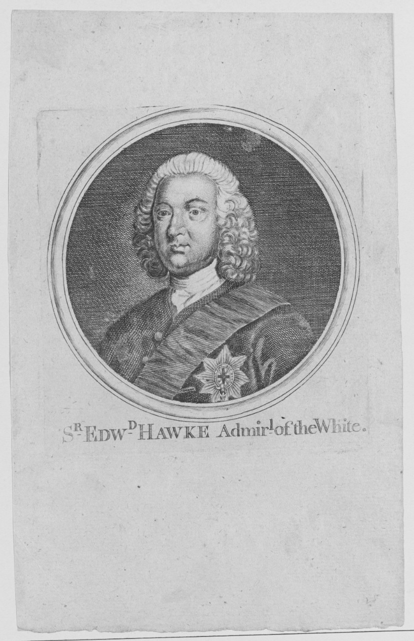 Sir Edward Hawke, Admiral of the white.