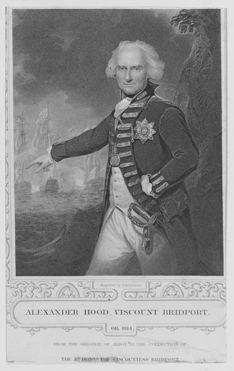 Hood Alexander. Viscount Bridport. 1727- 1814