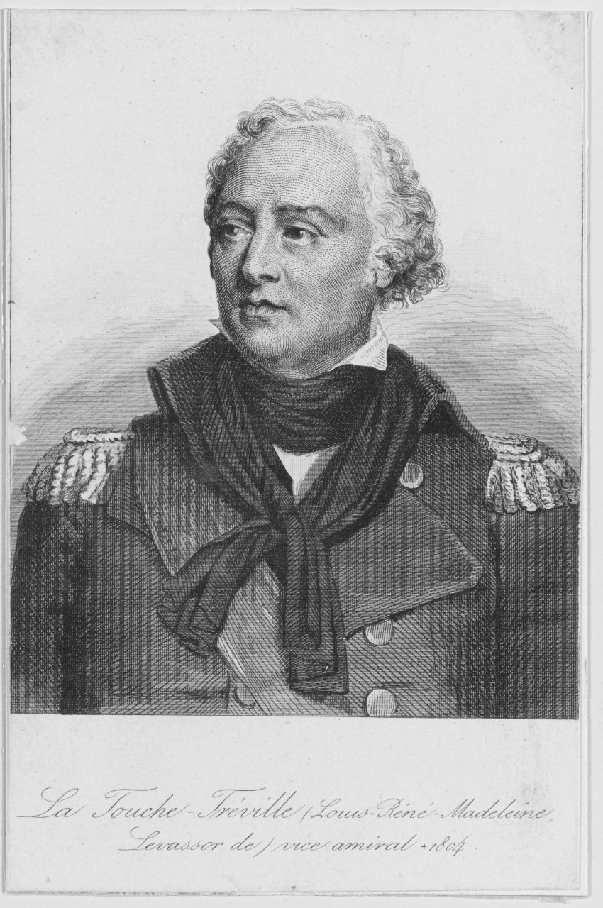 La Touche-Treville. -Louis Rene Madeleine le vasser de    Admiral. 1745-1804