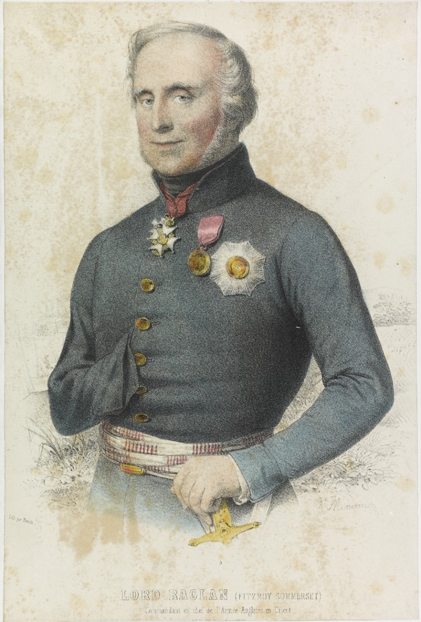 Lord Raglan (Fitzroy Sommerset) Commandant en chef de l'Armee Anglaise en Orient