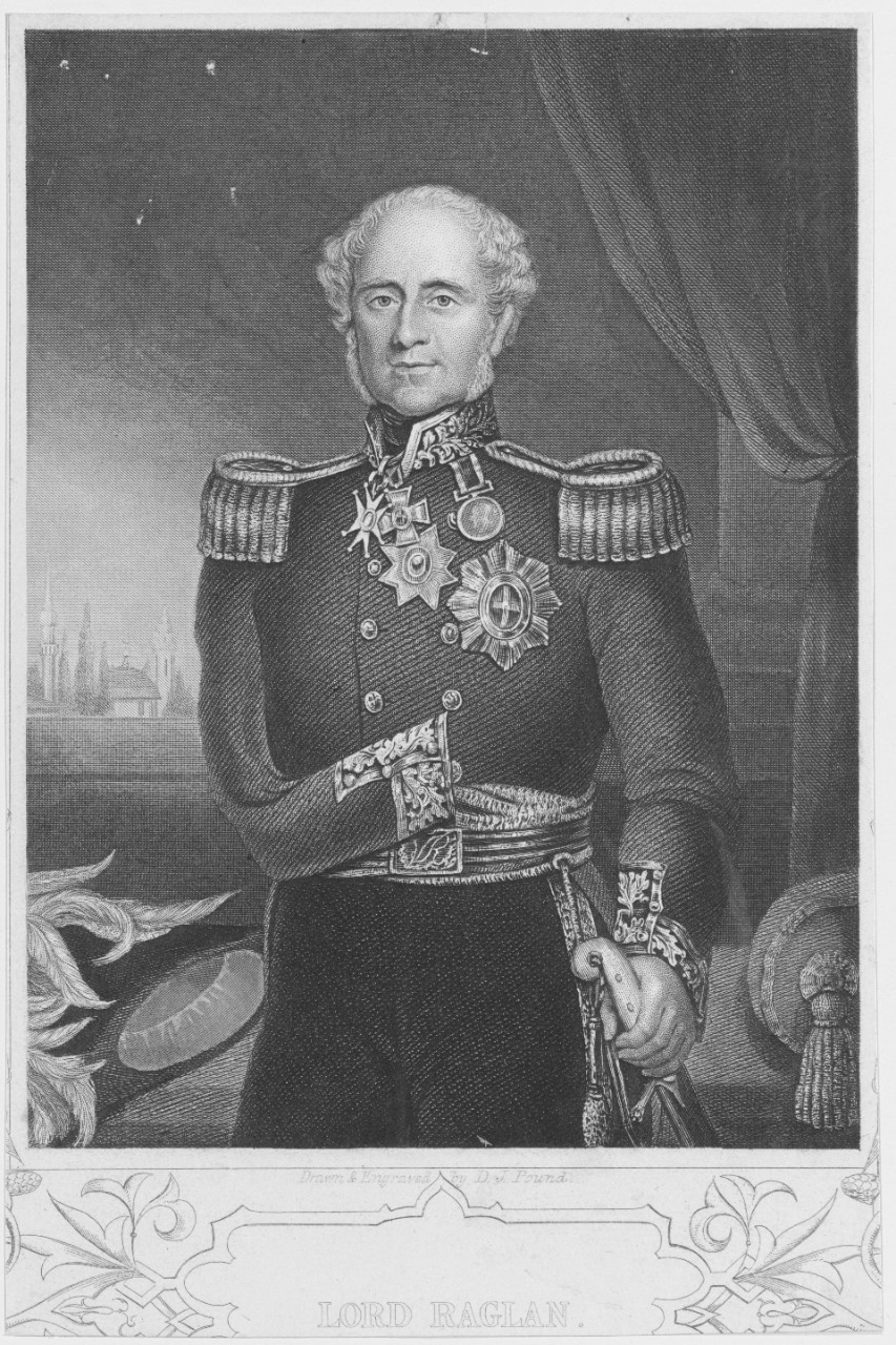 General James Henry Raglan. Fitzroy Somerset, Baron, Lord Raglan. 1788-1855