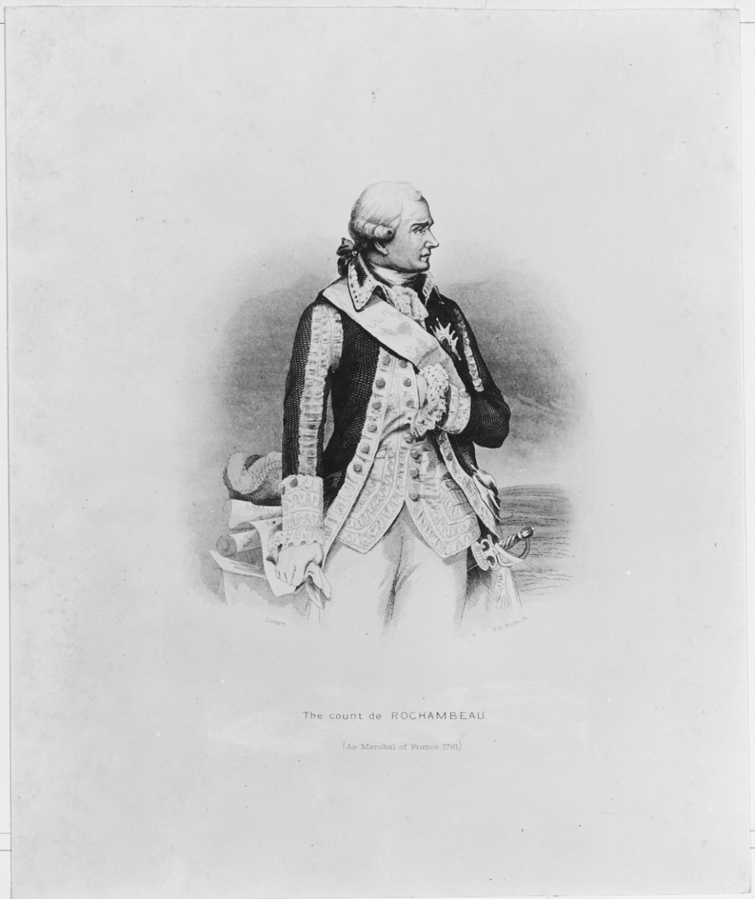 The count de Rochambeau (as Marshall of France, 1791)