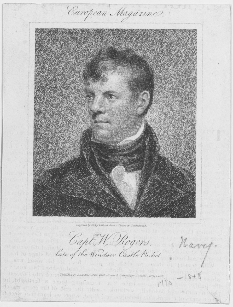 Captain William Rogers, 1770-1848