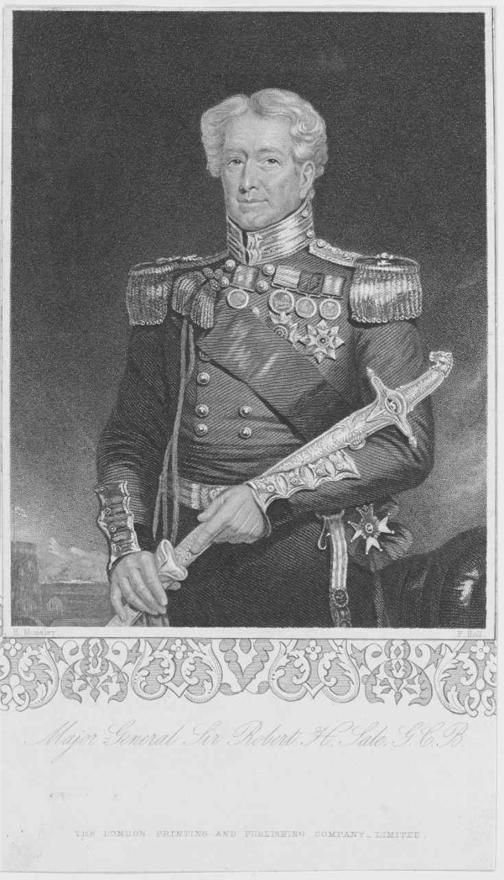 Major General Sir Robert H. Sale, G.C.B. 1782. H Moseley, F. Hall