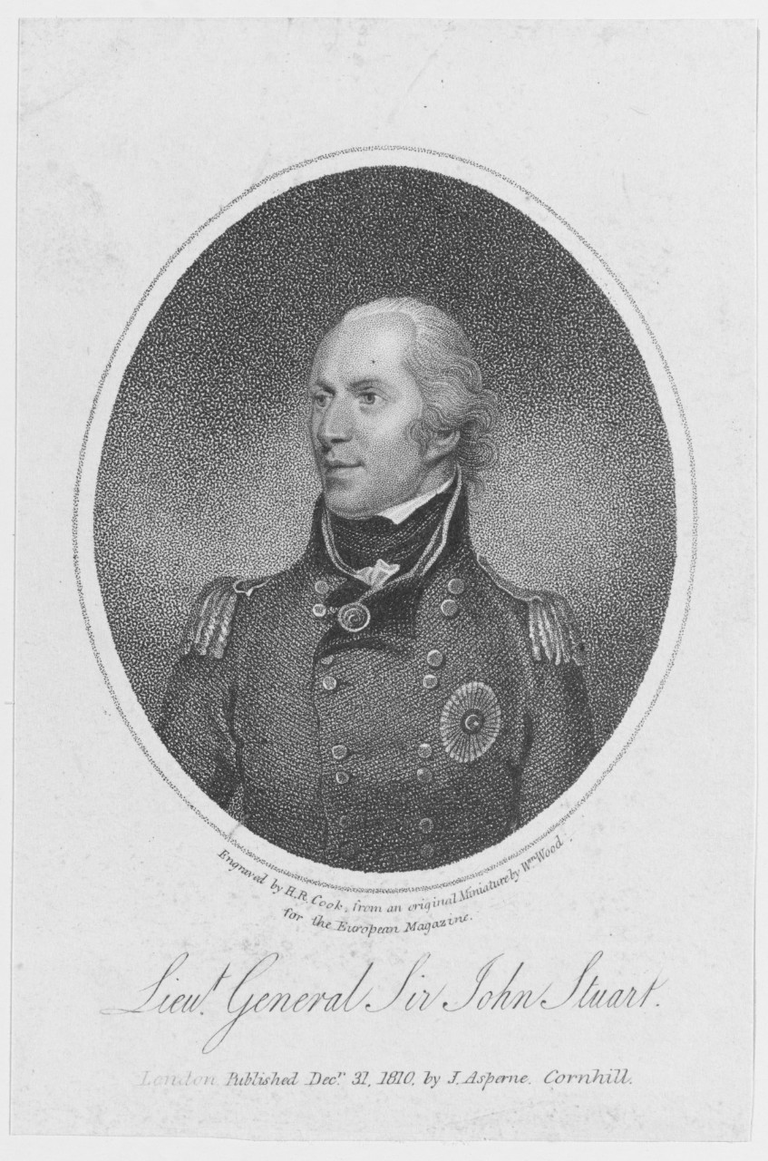 Lieutenant General Sir John Stuart. 1761-1815. London