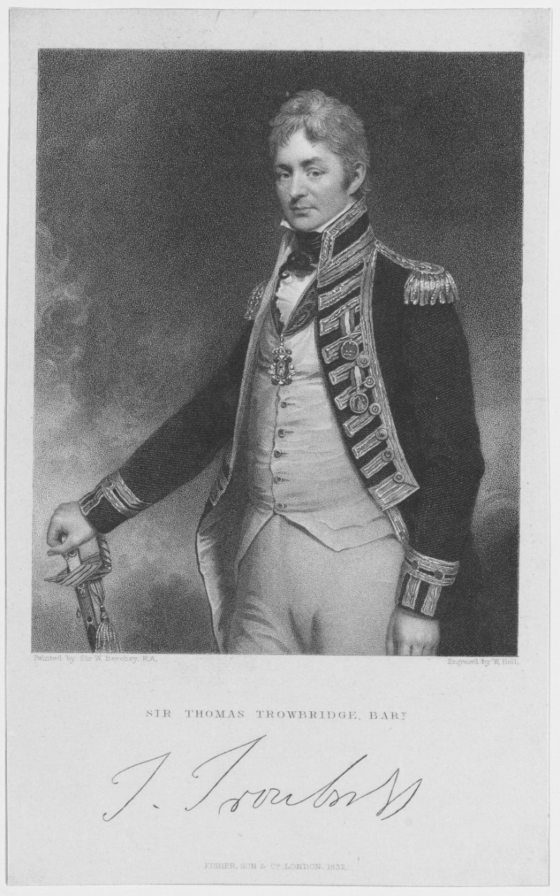 Sir Thomas Troubridge, Baronet. 1758-1807