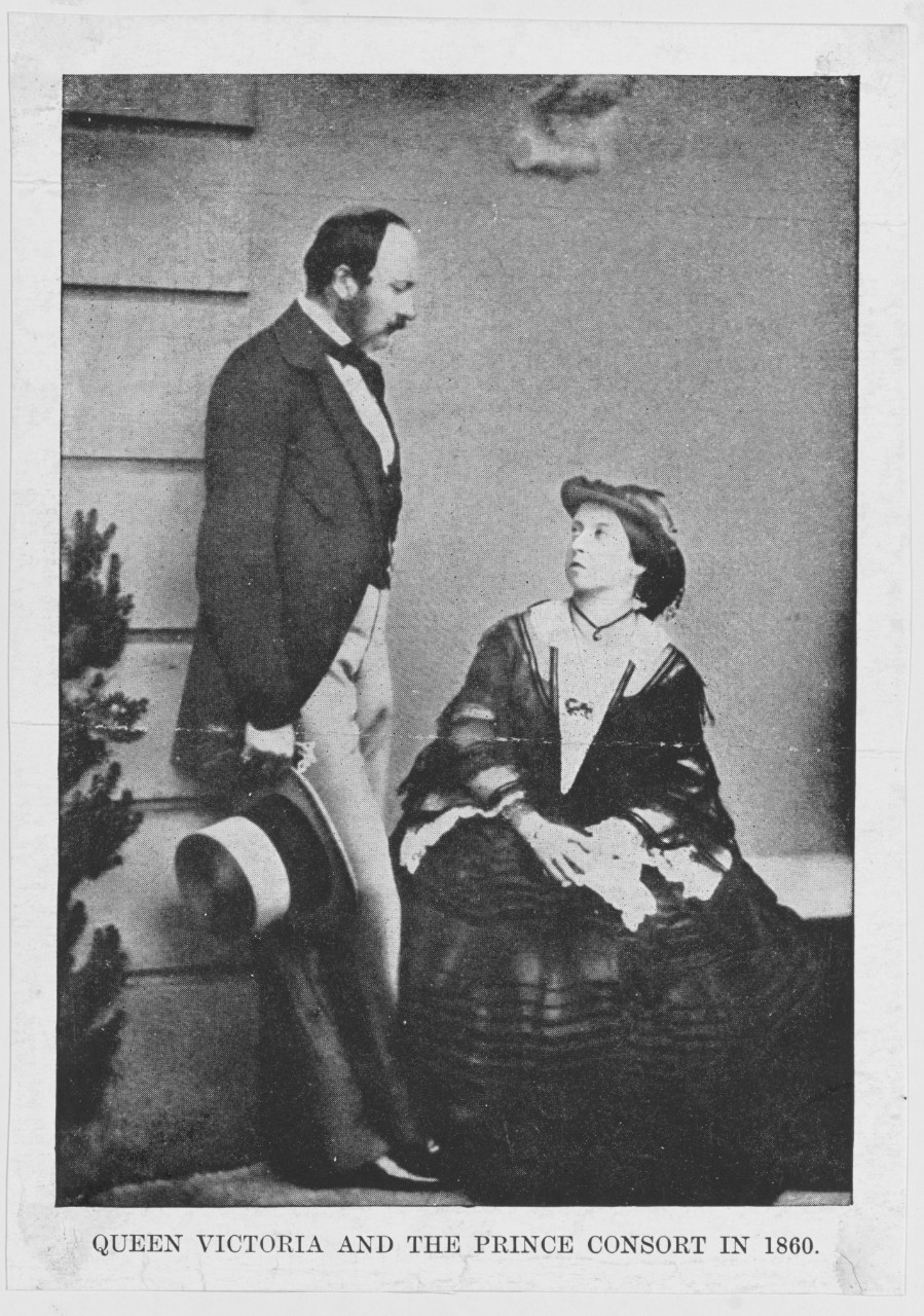 Queen Victoria and the Prince Consort in 1860