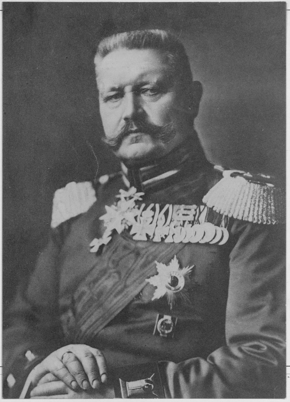 General Paul Von Beneckendorff Und Von Hundenburg, German Army