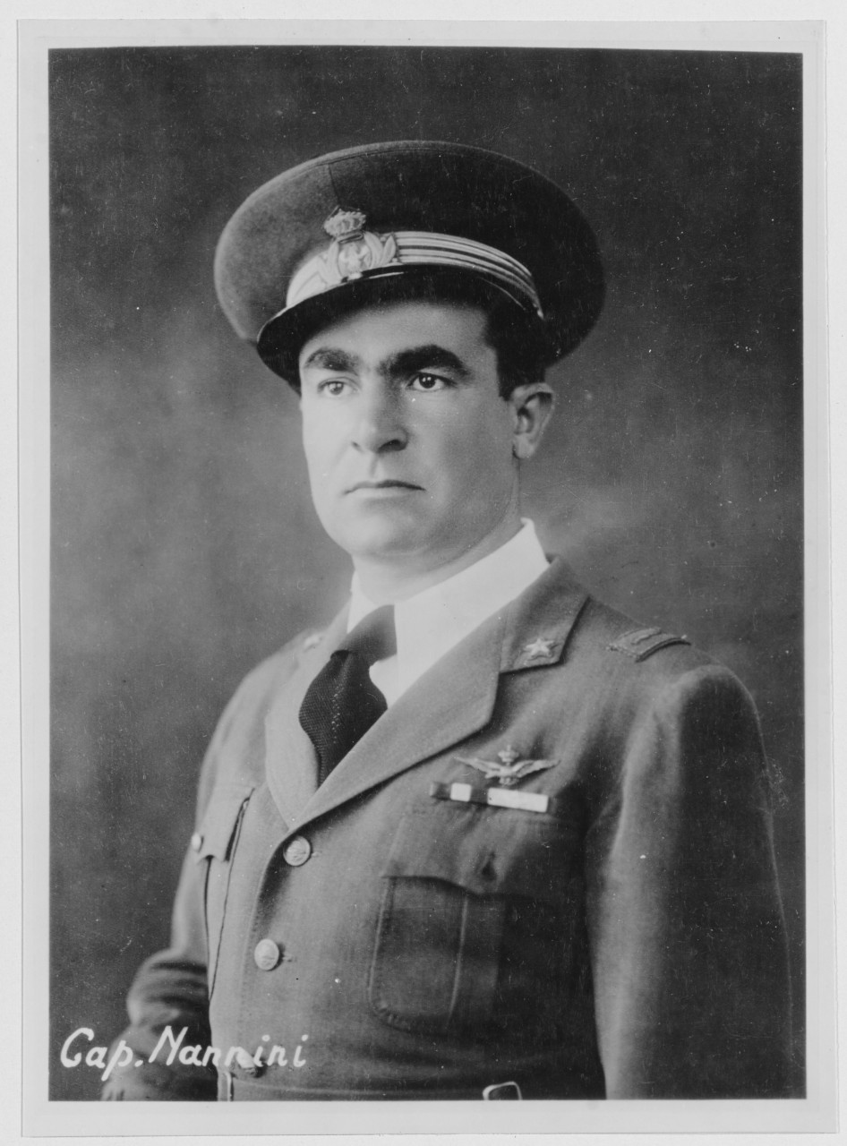Captain Nannini, Italian Aviators who flew Savoia-Machetti Seaplanes Trans-Atlantic, 1933