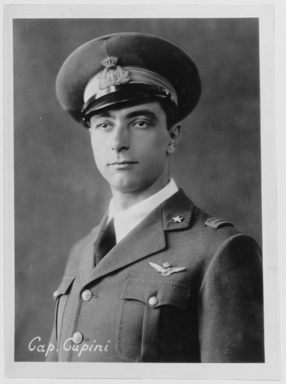 Captain Cupini, Italian Aviators who flew Savoia-Machetti Seaplanes Trans-Atlantic, 1933