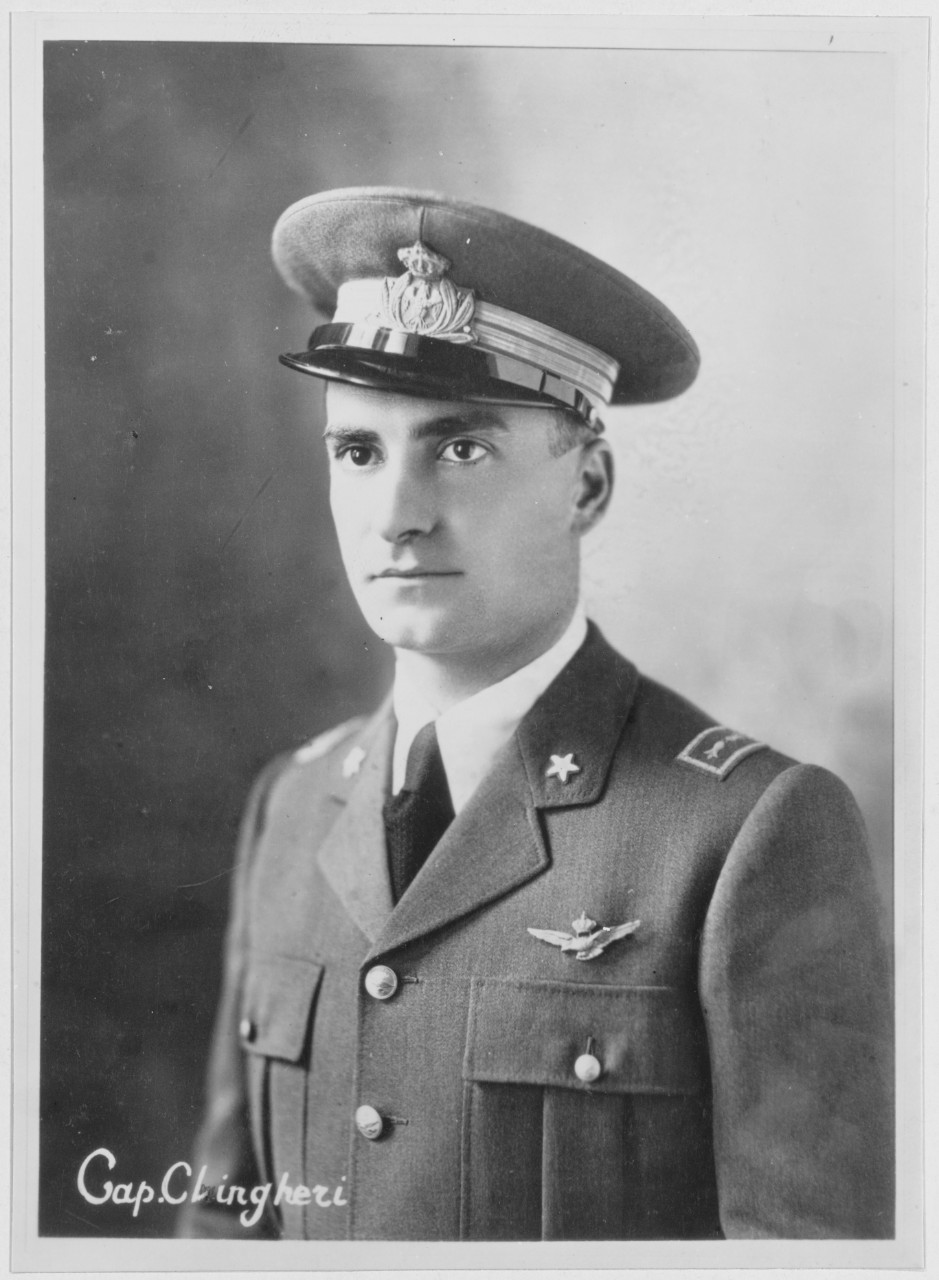 Captain Clingheri, Italian Aviators who flew Savoia-Machetti Seaplanes Trans-Atlantic, 1933