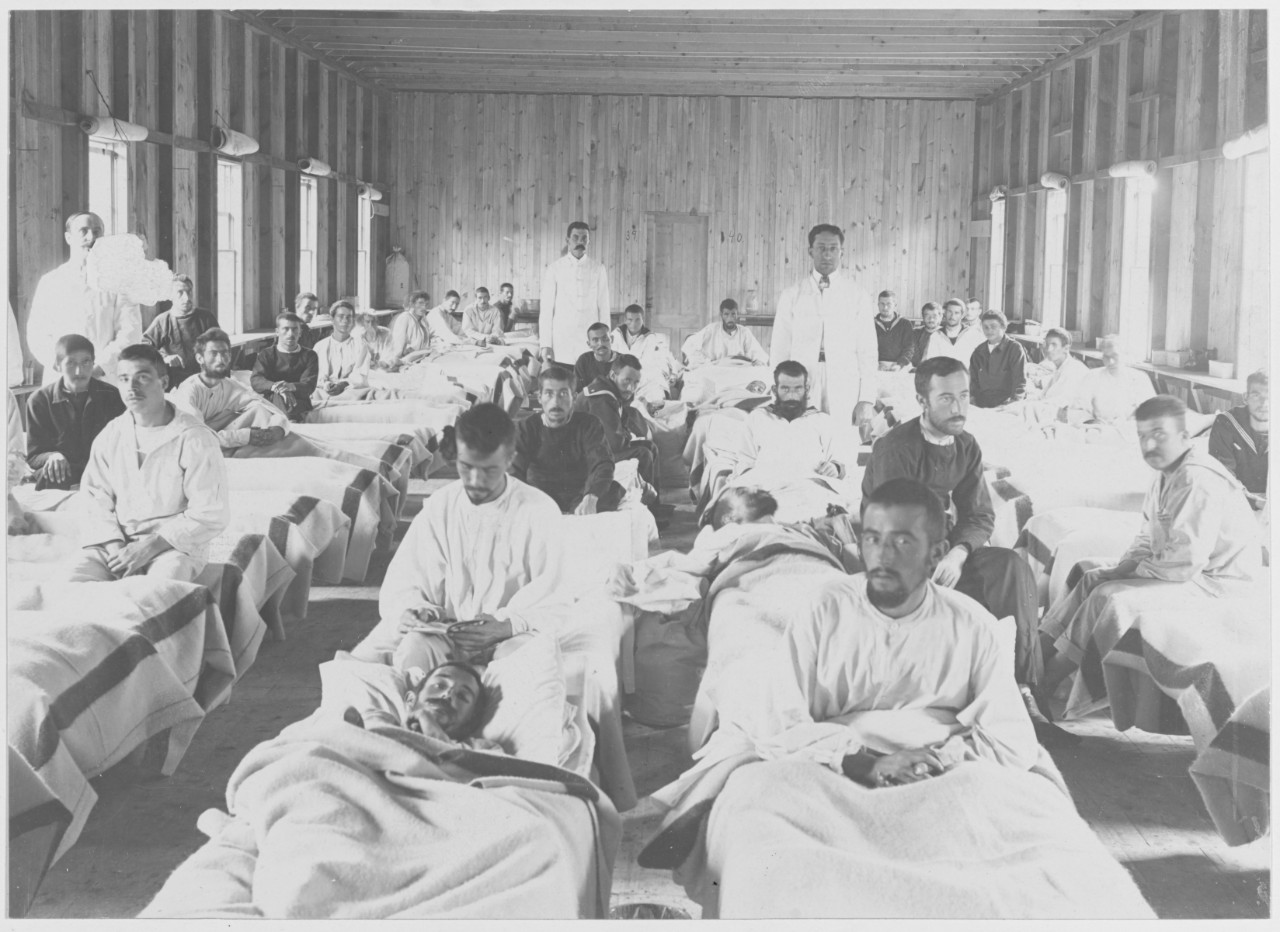 Portsmouth Hospital and Spanish patients, 1898