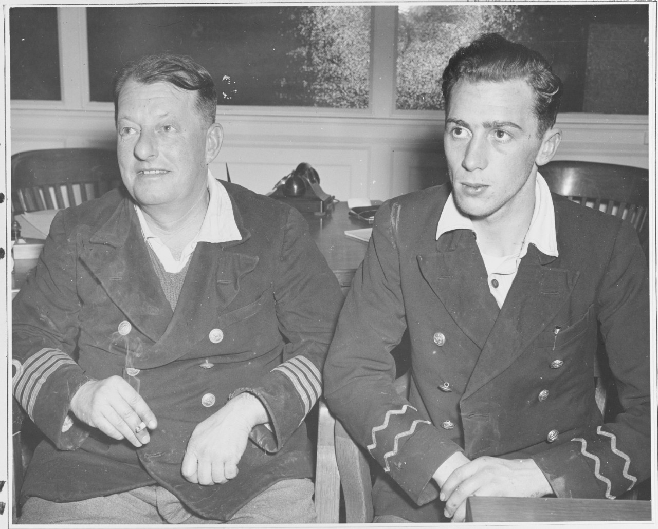 Survivors of the S.S. EMPIRE GEM, British Tanker