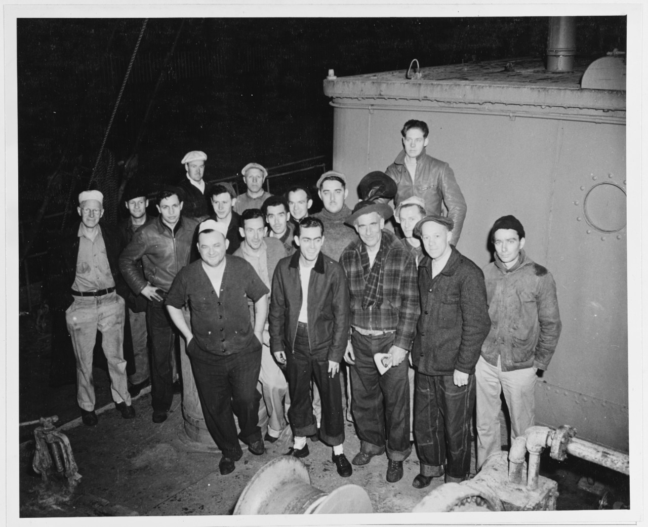 Survivors of Brazilian Ship BUARQUE