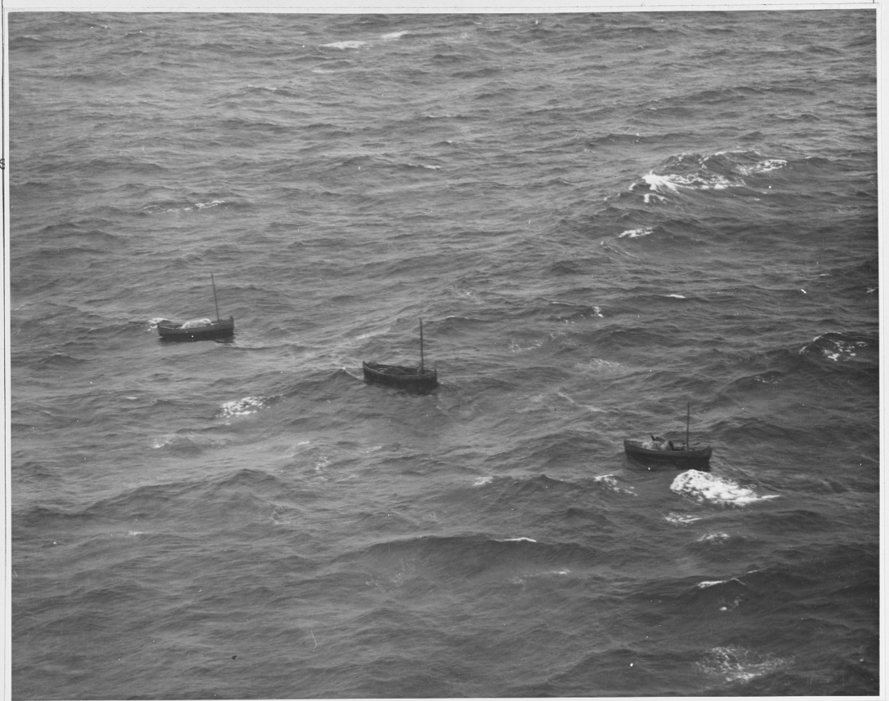 Lifeboats and Survivors of the S.S. CHINA ARROW