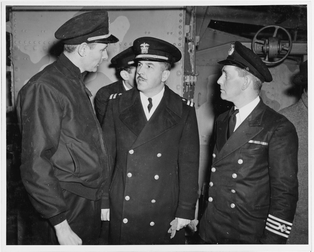 Survivors of SS "OCEAN VENTURE" being brought ashore at Norfolk, Virginia