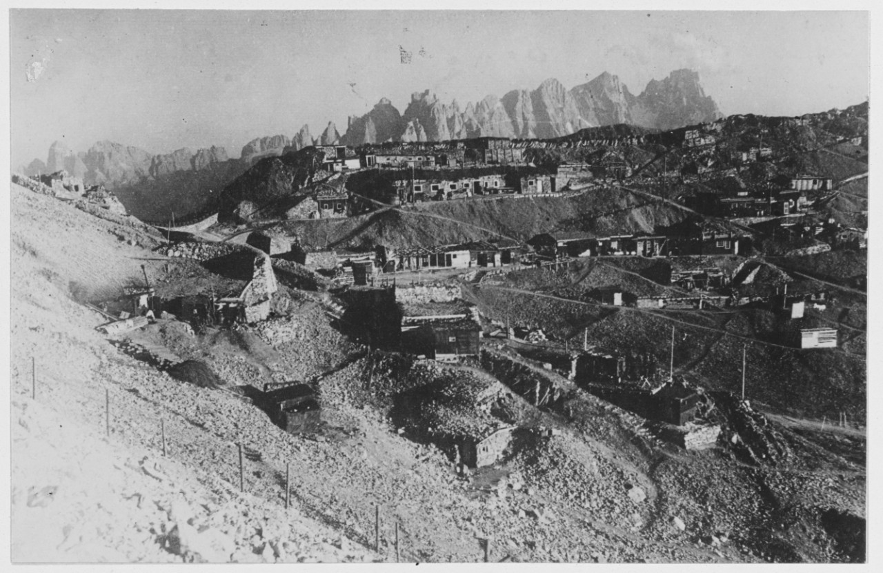 Austrian barracks at Silla pass. Austria-Hungary.