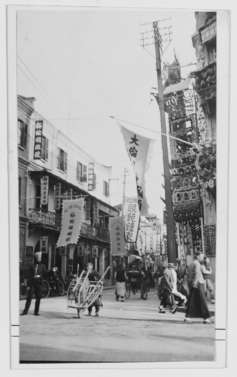 Street scene, Shanghai, China 1912