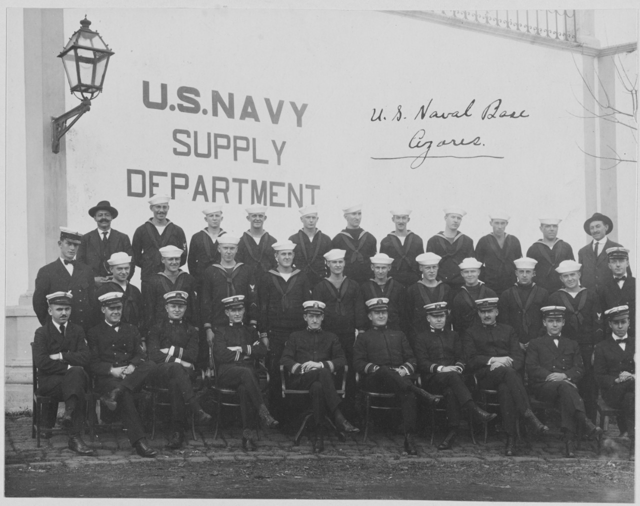 U.S.N. Supply Department. U.S. Naval Base, Azores, Portugal