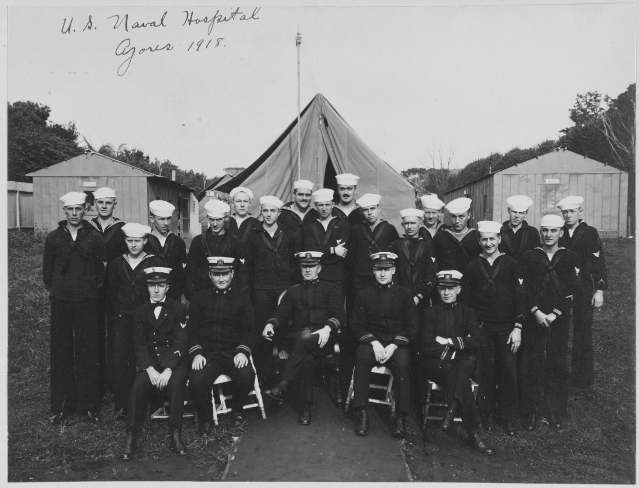 U.S. Naval Hospital - Ponta Delgada, Azores, Portugal. 1918