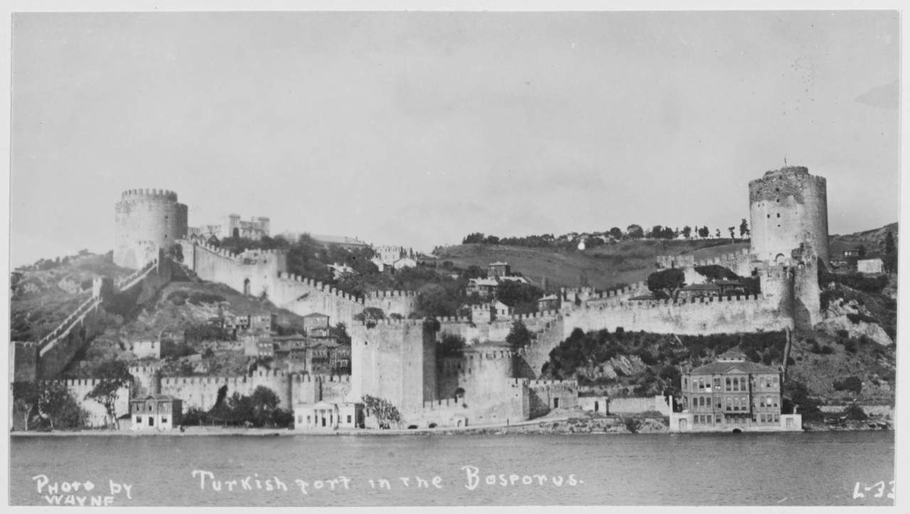 Large Turkish fort guarding the Bosphorus