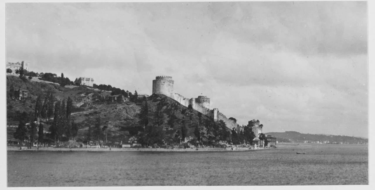 Large Turkish fort guarding the Bosphorus