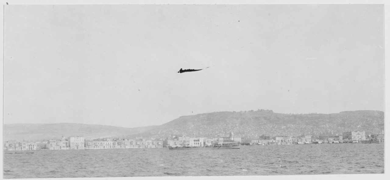 View of Smyrna, Turkey from USS OLYMPIA
