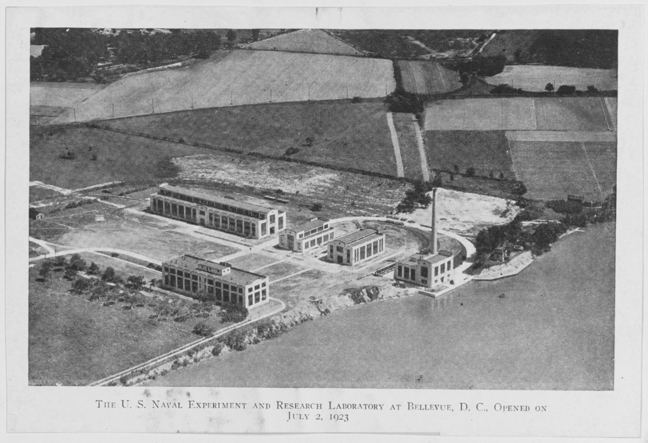 U.S. Naval Experiment and Research Laboratory at Bellevue, Washington, DC. Opened on July 2, 1923